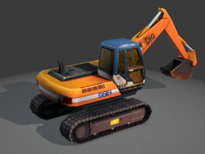 digger - low poly 3D Model