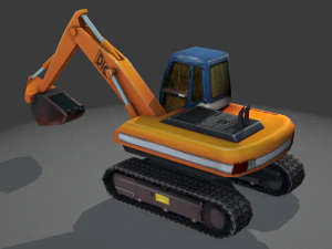 digger - low poly 3D Model