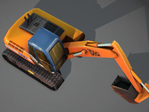 digger - low poly 3D Model