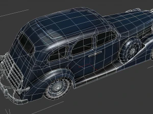 zis 101 a - low poly 3D Model