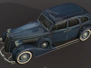 zis 101 a - low poly 3D मॉडल