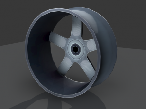 light alloy rim - low poly 3Dモデル