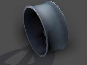 light alloy rim - low poly 3Dモデル