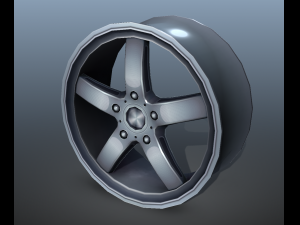 light alloy rim - low poly 3Dモデル