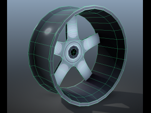 light alloy rim - low poly 3Dモデル