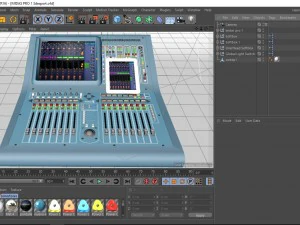 sound mixer midas pro 1 3D Model