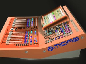sound mixer midas pro 1 3D 모델