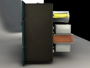 audio pultec eqp 1-a equalizer 3D Model