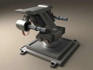 turret 3D Model