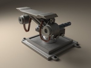 turret Modelo 3D
