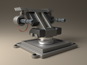turret Modelo 3D