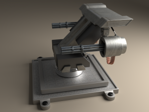 turret Modelo 3D