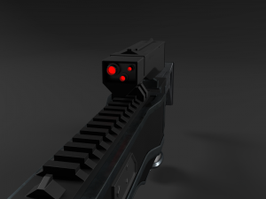 sci-fi rifle 3D 모델