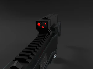 sci-fi rifle 3D Model