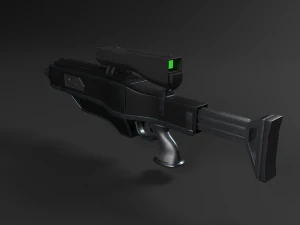 sci-fi rifle 3D Model
