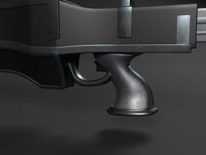 sci-fi rifle 3D 모델