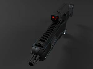 sci-fi rifle 3D 모델