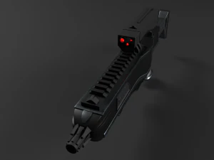 sci-fi rifle 3D Model