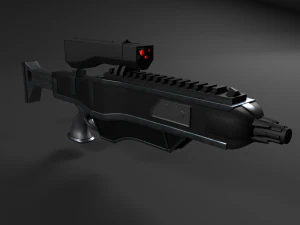 sci-fi rifle 3D Model