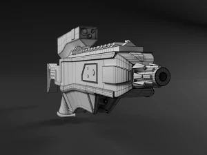 sci-fi rifle 3D Model
