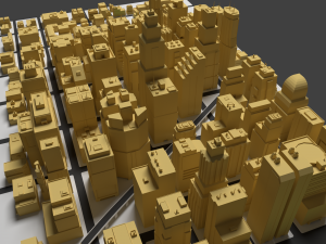 city 3D मॉडल