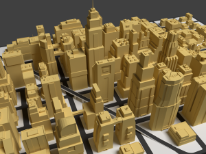 city 3D मॉडल