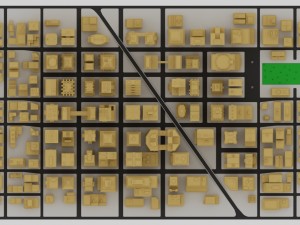 city 3D मॉडल