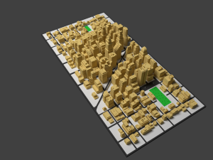 city 3D मॉडल