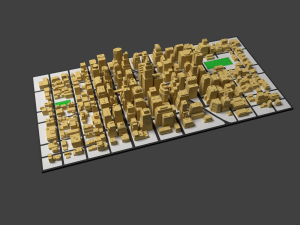 city 3D मॉडल