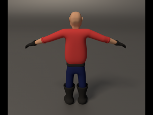 cartoon style character Modelo 3D