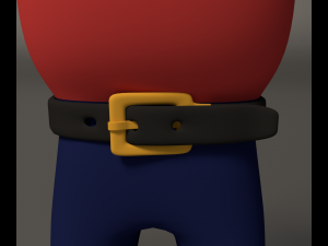 cartoon style character Modelo 3D