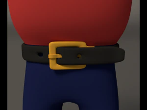 cartoon style character 3D Model