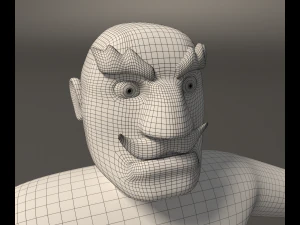 cartoon style character 3D Model