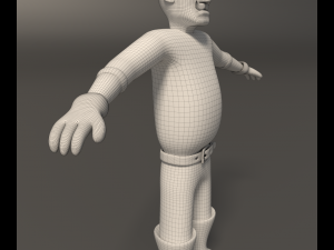 cartoon style character Modelo 3D