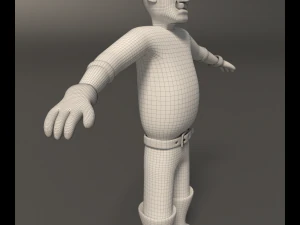 cartoon style character 3D Model