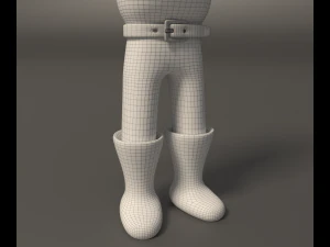 cartoon style character 3D Model