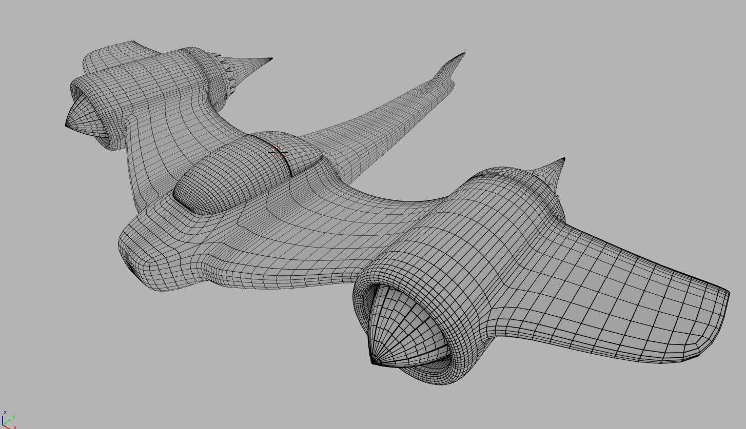 Race 3d model. 3d modeling space.