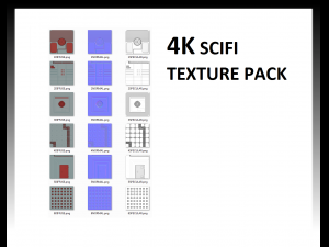 4k scifi texture pack CG テクスチャ