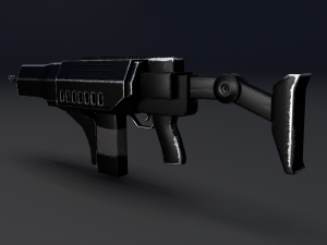 assault rifle Modèle 3D