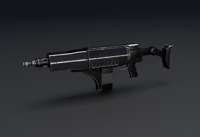 assault rifle Modèle 3D .c4d .max .obj .3ds .fbx .stl .blend