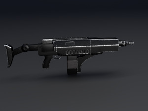 assault rifle Modèle 3D