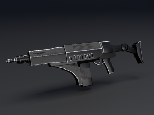 assault rifle Modèle 3D
