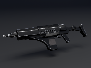assault rifle Modèle 3D