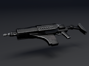 assault rifle Modèle 3D