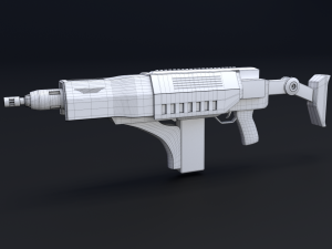 assault rifle Modèle 3D