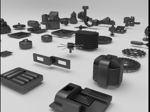technical parts collection Model 3D