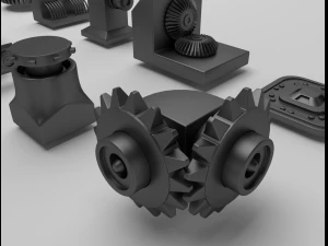 technical parts collection 3D Model