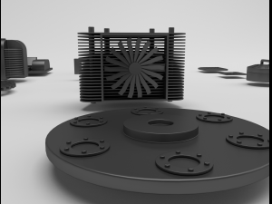 technical parts collection Model 3D