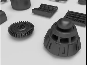 technical parts collection Model 3D