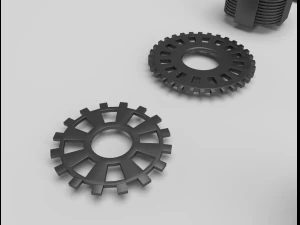 technical parts collection 3D Model